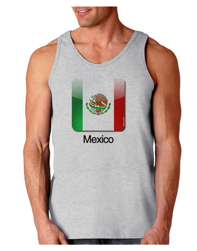 Mexican Flag App Icon - Text Loose Tank Top by TooLoud-Loose Tank Top-TooLoud-AshGray-Small-Davson Sales