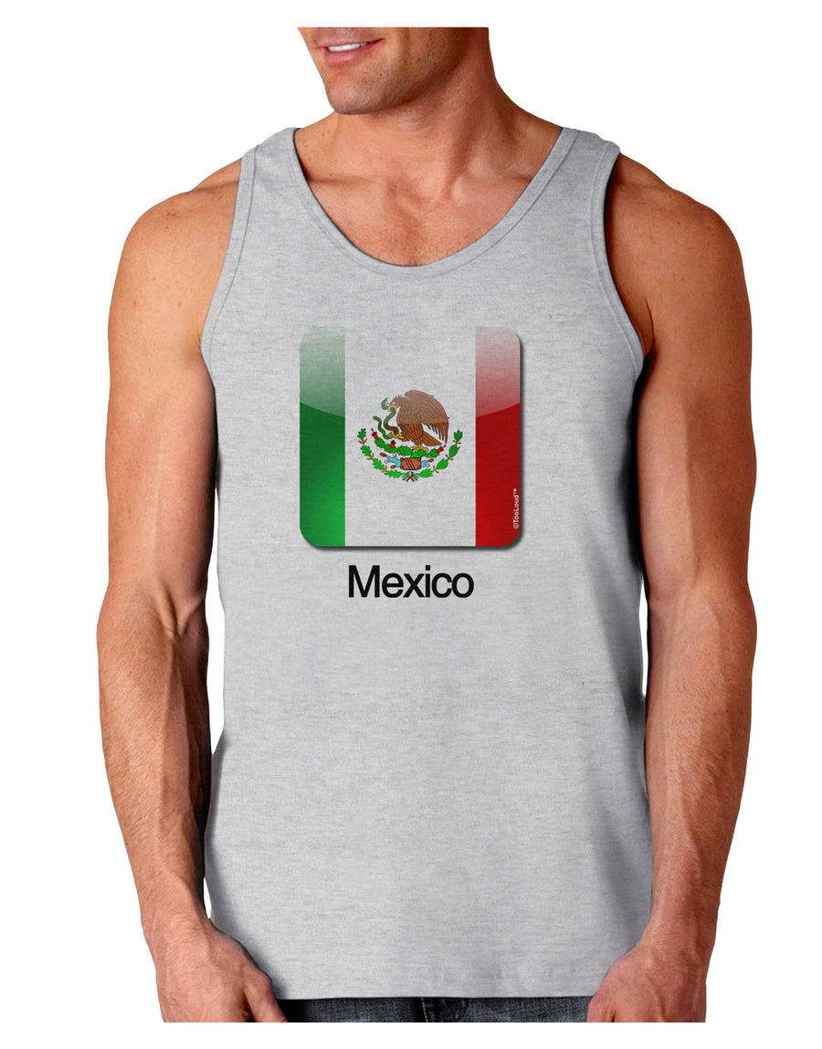 Mexican Flag App Icon - Text Loose Tank Top by TooLoud-Loose Tank Top-TooLoud-White-Small-Davson Sales