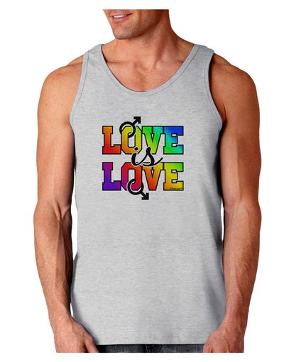 Love Is Love Gay Pride Loose Tank Top-Loose Tank Top-TooLoud-AshGray-Small-Davson Sales