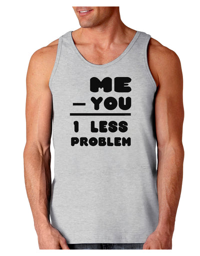 Me - You = 1 Less Problem Loose Tank Top-Loose Tank Top-TooLoud-AshGray-Small-Davson Sales