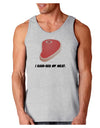 I Hand-Rub My Meat - Steak Loose Tank Top-Loose Tank Top-TooLoud-AshGray-Small-Davson Sales