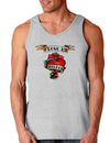 Tattoo Heart I Love My Grandpa Loose Tank Top-Loose Tank Top-TooLoud-AshGray-Small-Davson Sales