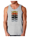 Natural Mustache Rainbow Loose Tank Top-Loose Tank Top-TooLoud-AshGray-Small-Davson Sales