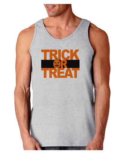 Trick or Treat Text Loose Tank Top-Loose Tank Top-TooLoud-AshGray-Small-Davson Sales