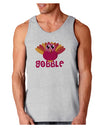 Cute Gobble Turkey Pink Loose Tank Top-Loose Tank Top-TooLoud-AshGray-Small-Davson Sales