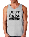 Best Papa Ever Loose Tank Top-Loose Tank Top-TooLoud-AshGray-Small-Davson Sales