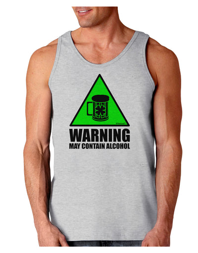 Warning May Contain Alcohol Loose Tank Top by TooLoud-Loose Tank Top-TooLoud-AshGray-Small-Davson Sales