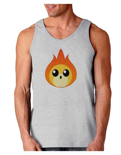 Cute Fireball Design Loose Tank Top-Loose Tank Top-TooLoud-AshGray-Small-Davson Sales