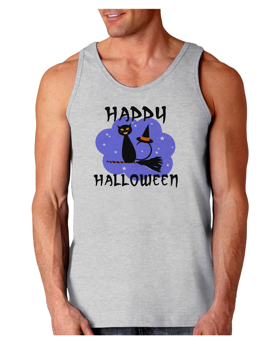 TooLoud Witch Cat Loose Tank Top-Loose Tank Top-TooLoud-White-Small-Davson Sales