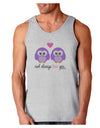 Owl Always Love You - Purple Owls Loose Tank Top by TooLoud-Loose Tank Top-TooLoud-AshGray-Small-Davson Sales