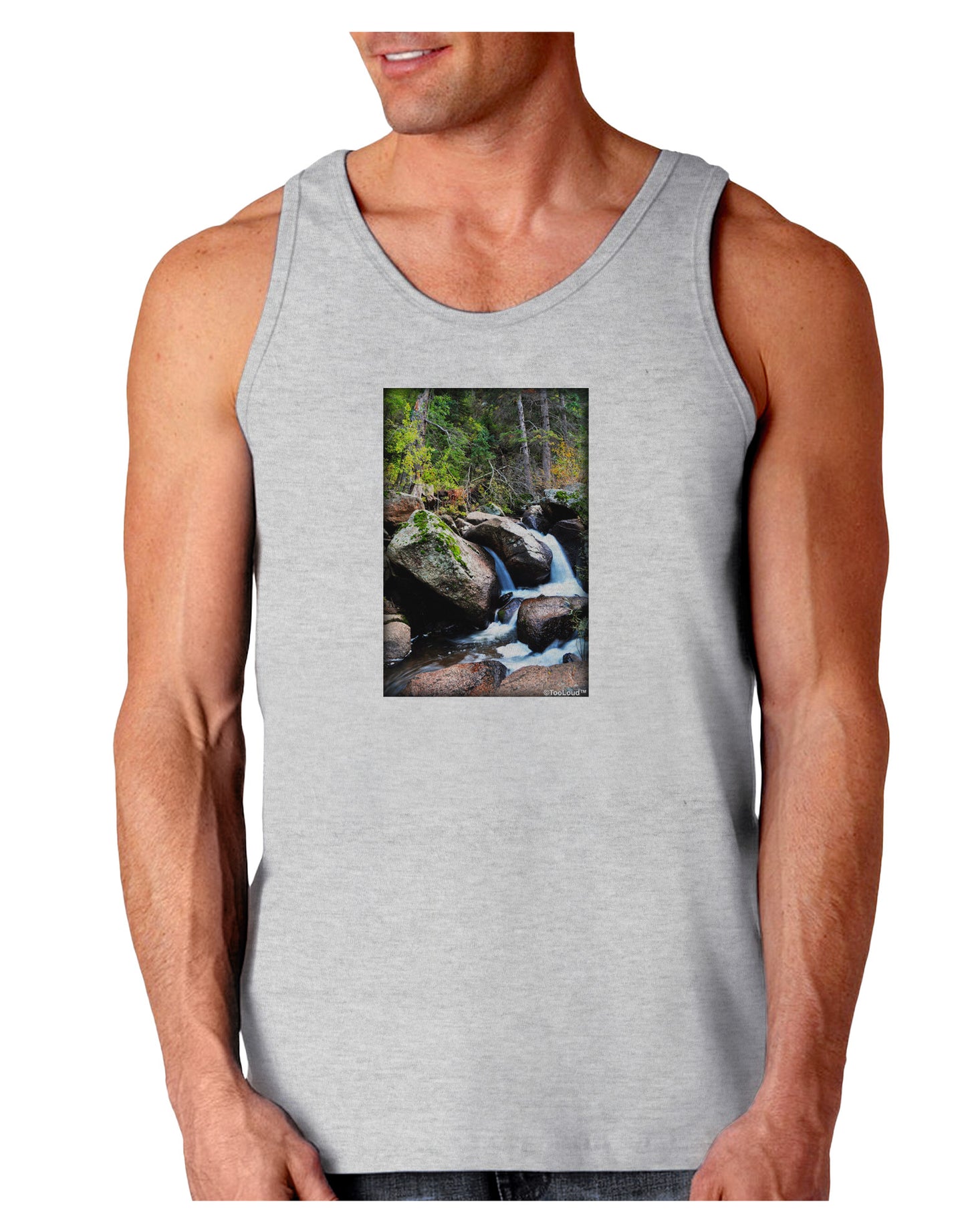 Rockies River Loose Tank Top-Loose Tank Top-TooLoud-AshGray-Small-Davson Sales