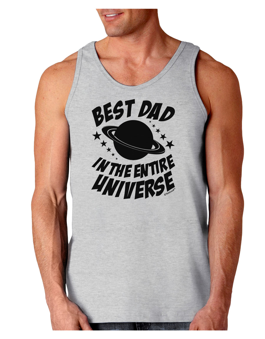 Best Dad in the Entire Universe Loose Tank Top-Loose Tank Top-TooLoud-White-Small-Davson Sales