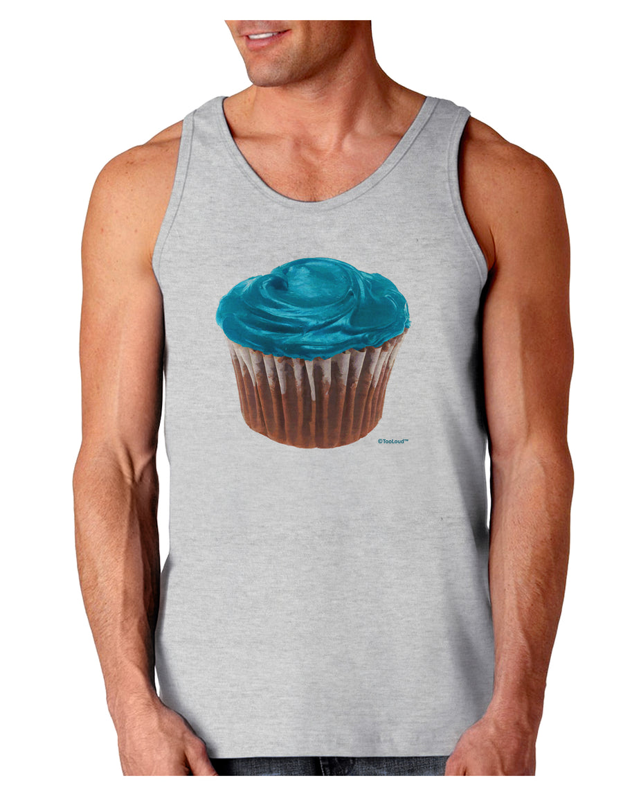 Giant Bright Turquoise Cupcake Loose Tank Top by TooLoud-Loose Tank Top-TooLoud-White-Small-Davson Sales