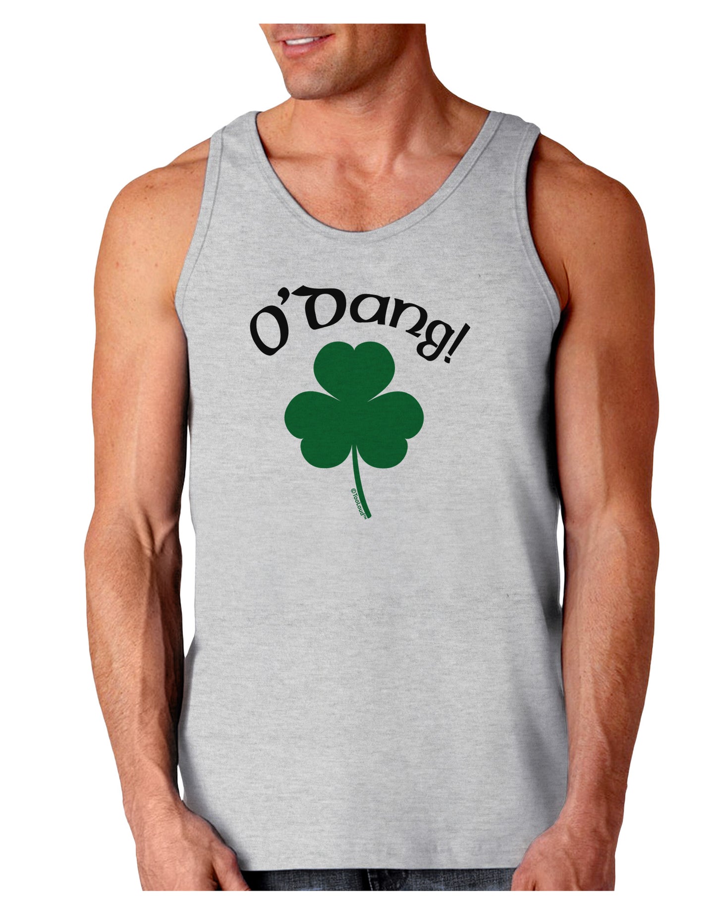 O'Dang - St Patrick's Day Loose Tank Top-Loose Tank Top-TooLoud-AshGray-Small-Davson Sales
