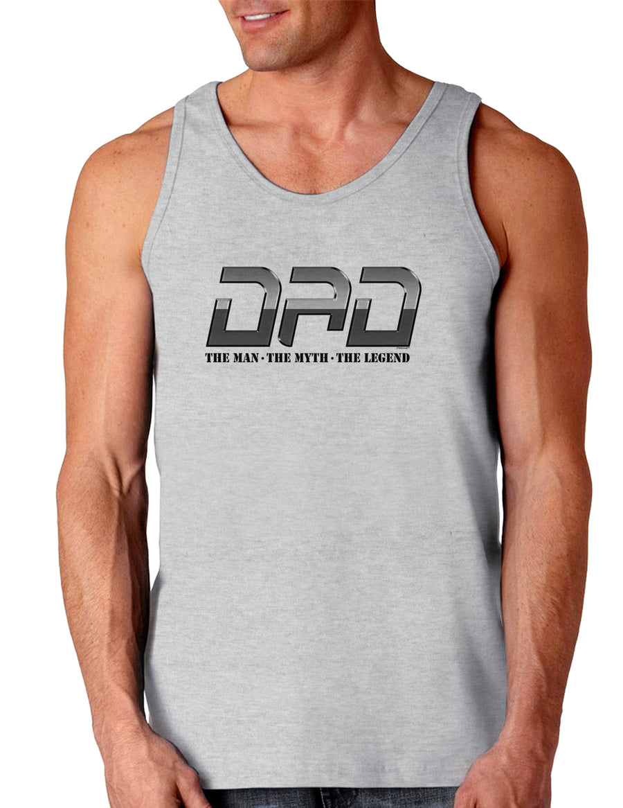 DAD Man Myth Legend Loose Tank Top-Loose Tank Top-TooLoud-White-Small-Davson Sales