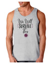 We will Survive This Loose Tank Top Ash Gray 2XL Tooloud