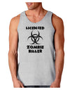 Licensed Zombie Killer - Biohazard Loose Tank Top by TooLoud-Loose Tank Top-TooLoud-AshGray-Small-Davson Sales