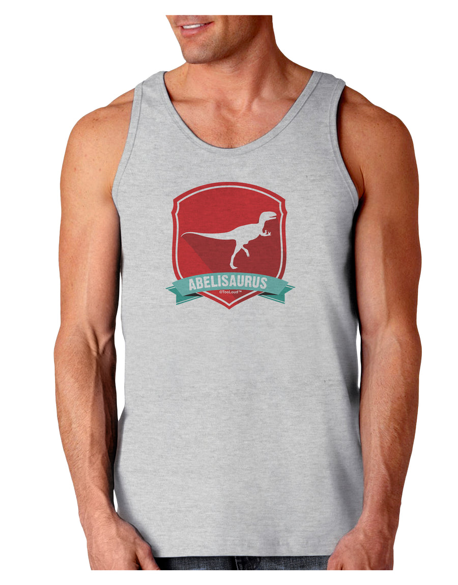 Jurassic Abelisaurus Dinosaur Design Loose Tank Top by TooLoud-Loose Tank Top-TooLoud-White-Small-Davson Sales