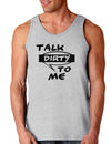 Talk Dirty To Me Censored Loose Tank Top-Loose Tank Top-TooLoud-AshGray-Small-Davson Sales