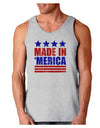 Made in Merica - Stars and Stripes Color Design Loose Tank Top-Loose Tank Top-TooLoud-AshGray-Small-Davson Sales