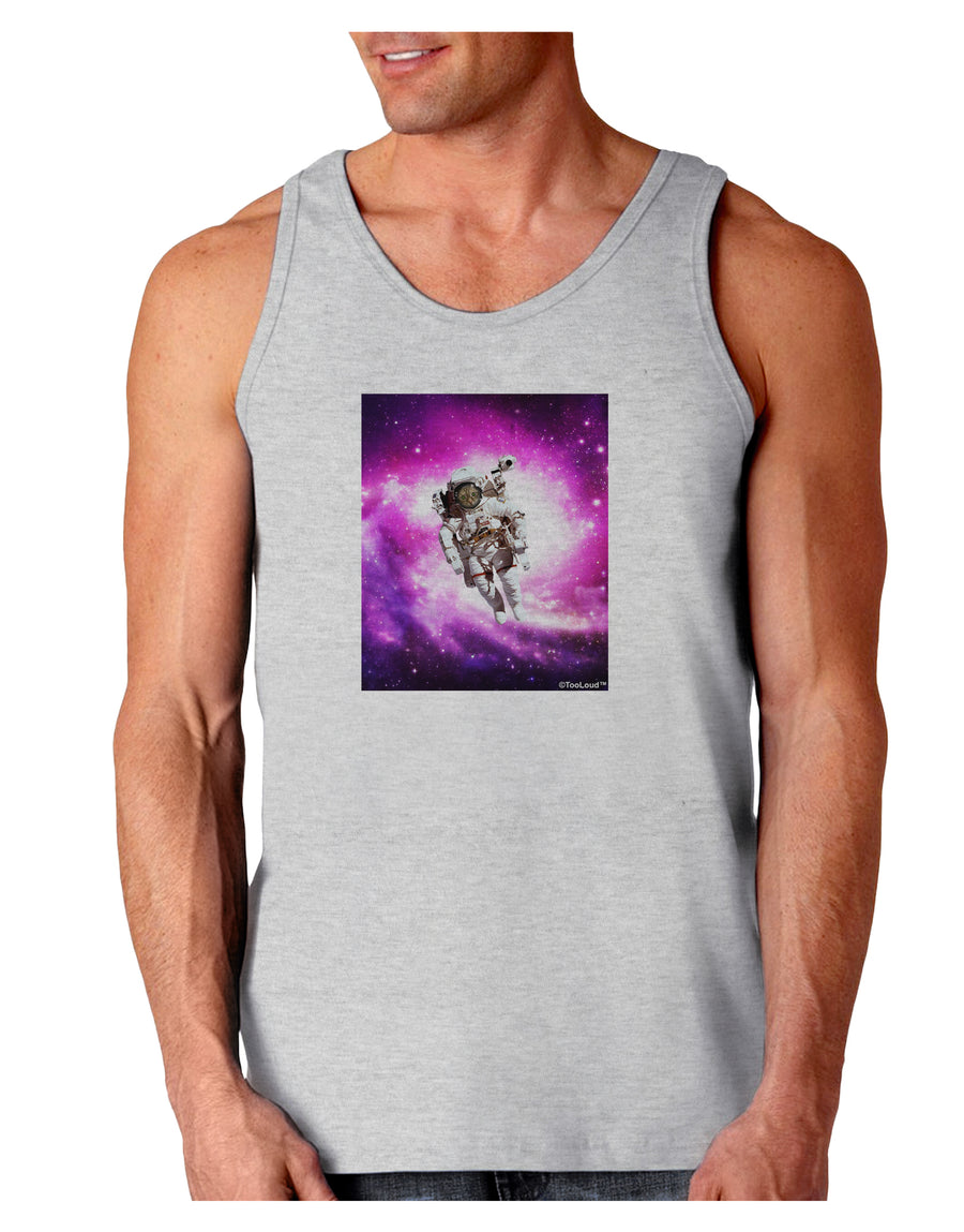 Astronaut Cat Loose Tank Top-Loose Tank Top-TooLoud-White-Small-Davson Sales