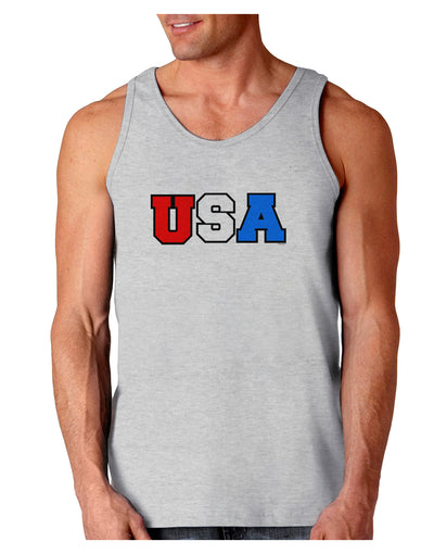 Collegiate USA Loose Tank Top-Loose Tank Top-TooLoud-AshGray-Small-Davson Sales