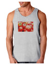 Watercolor Tomatoes Loose Tank Top-Loose Tank Top-TooLoud-AshGray-Small-Davson Sales