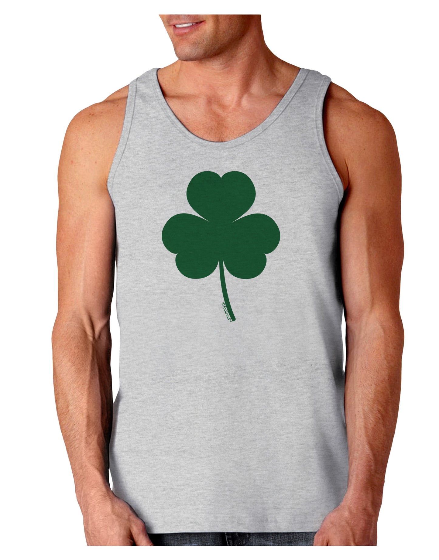Traditional Irish Shamrock Loose Tank Top-Loose Tank Top-TooLoud-AshGray-Small-Davson Sales
