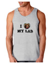 I Heart My Lab Loose Tank Top-Loose Tank Top-TooLoud-AshGray-Small-Davson Sales