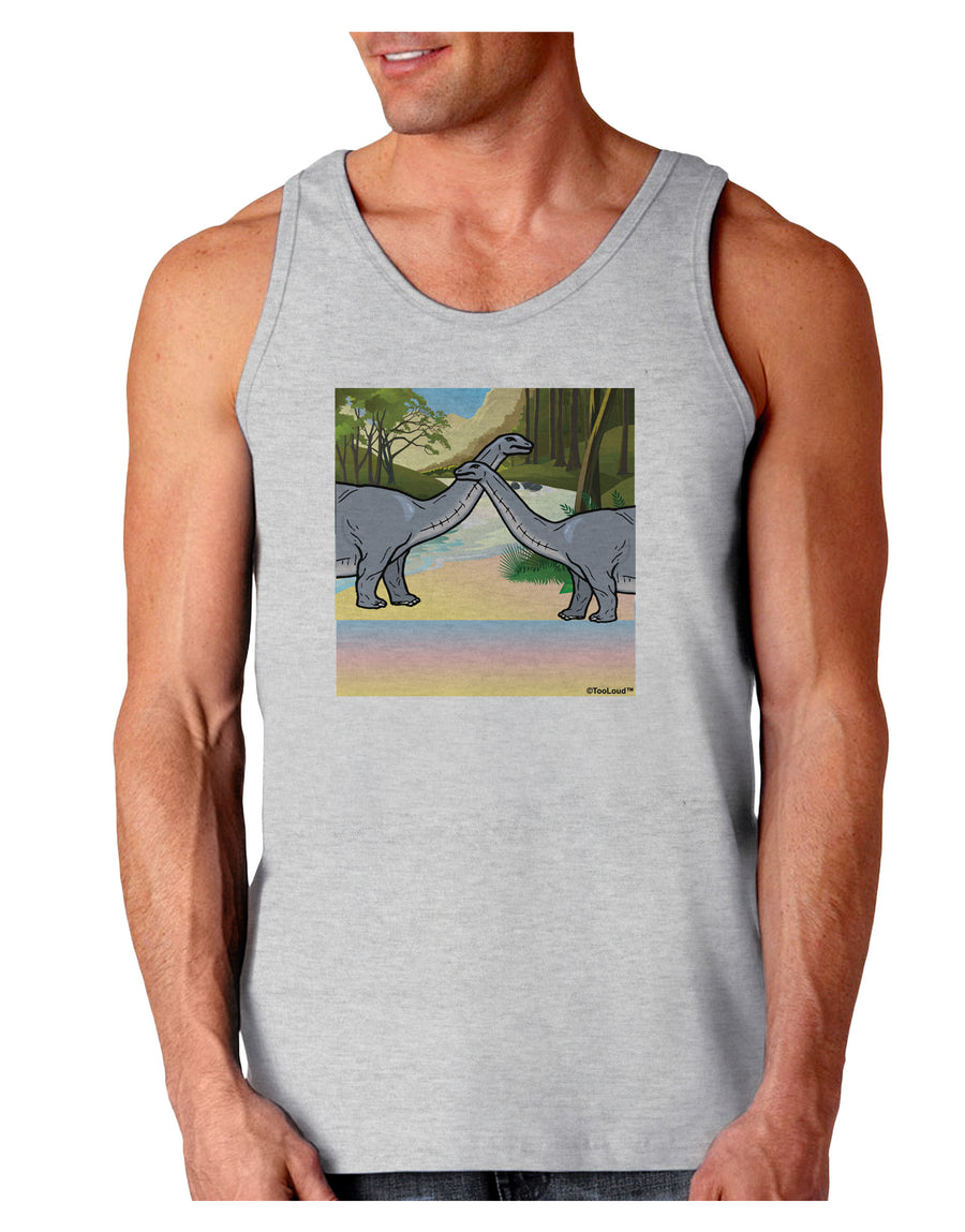 Diplodocus Longus - Without Name Loose Tank Top-Loose Tank Top-TooLoud-White-Small-Davson Sales