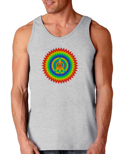 Psychedelic Peace Loose Tank Top-Loose Tank Top-TooLoud-AshGray-Small-Davson Sales