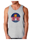 Grunge Colorado Emblem Flag Loose Tank Top-Mens-LooseTanktops-TooLoud-AshGray-Small-Davson Sales