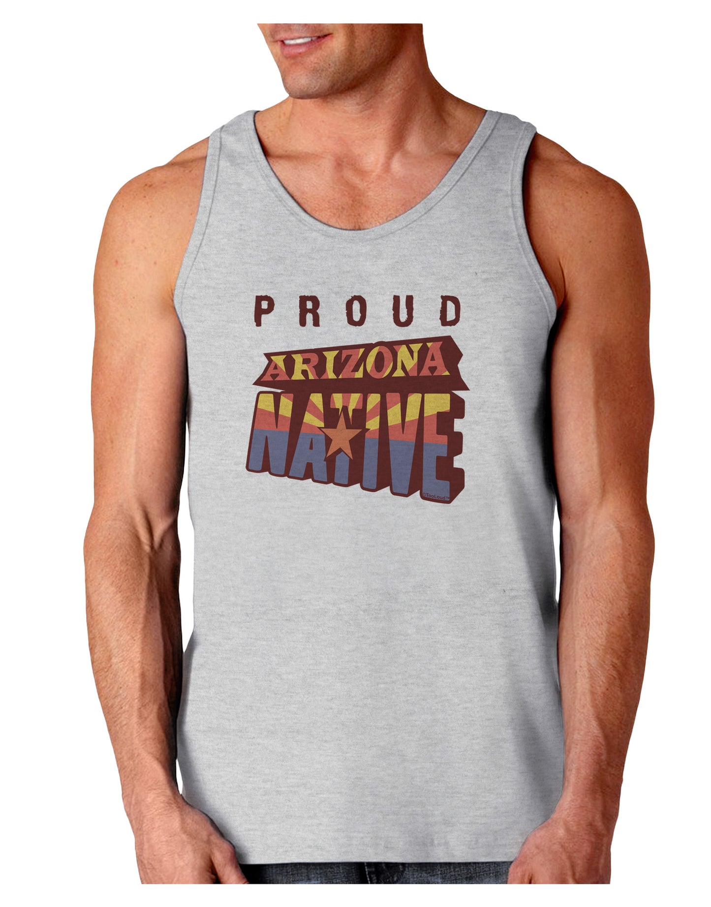 Proud Arizona Native Loose Tank Top-Loose Tank Top-TooLoud-AshGray-Small-Davson Sales