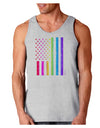 American Pride - Rainbow Flag Loose Tank Top-Loose Tank Top-TooLoud-AshGray-Small-Davson Sales