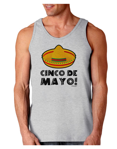 Sombrero Design - Cinco de Mayo Loose Tank Top by TooLoud-Loose Tank Top-TooLoud-AshGray-Small-Davson Sales