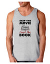 Skip The Movie Read The Book Loose Tank Top-Loose Tank Top-TooLoud-AshGray-Small-Davson Sales