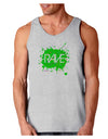 Rave Splatter Green Loose Tank Top-Loose Tank Top-TooLoud-AshGray-Small-Davson Sales