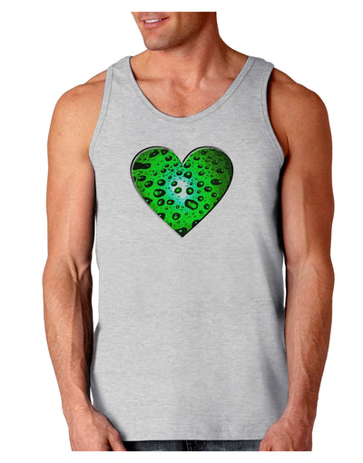 Water Droplet Heart Green Loose Tank Top by TooLoud-Loose Tank Top-TooLoud-AshGray-Small-Davson Sales