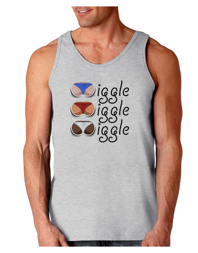 Wiggle Wiggle Wiggle - Twerk Color Loose Tank Top-Loose Tank Top-TooLoud-AshGray-Small-Davson Sales