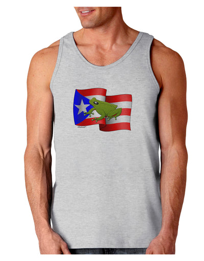 Puerto Rico Coqui Loose Tank Top-Loose Tank Top-TooLoud-AshGray-Small-Davson Sales