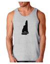 New Hampshire - United States Shape Loose Tank Top by TooLoud-Loose Tank Top-TooLoud-AshGray-Small-Davson Sales