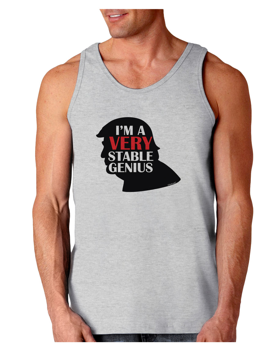 I'm A Very Stable Genius Loose Tank Top by TooLoud-Clothing-TooLoud-White-Small-Davson Sales