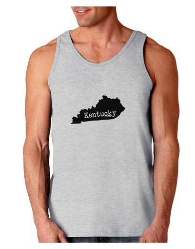 Kentucky - United States Shape Loose Tank Top by TooLoud-TooLoud-AshGray-Small-Davson Sales