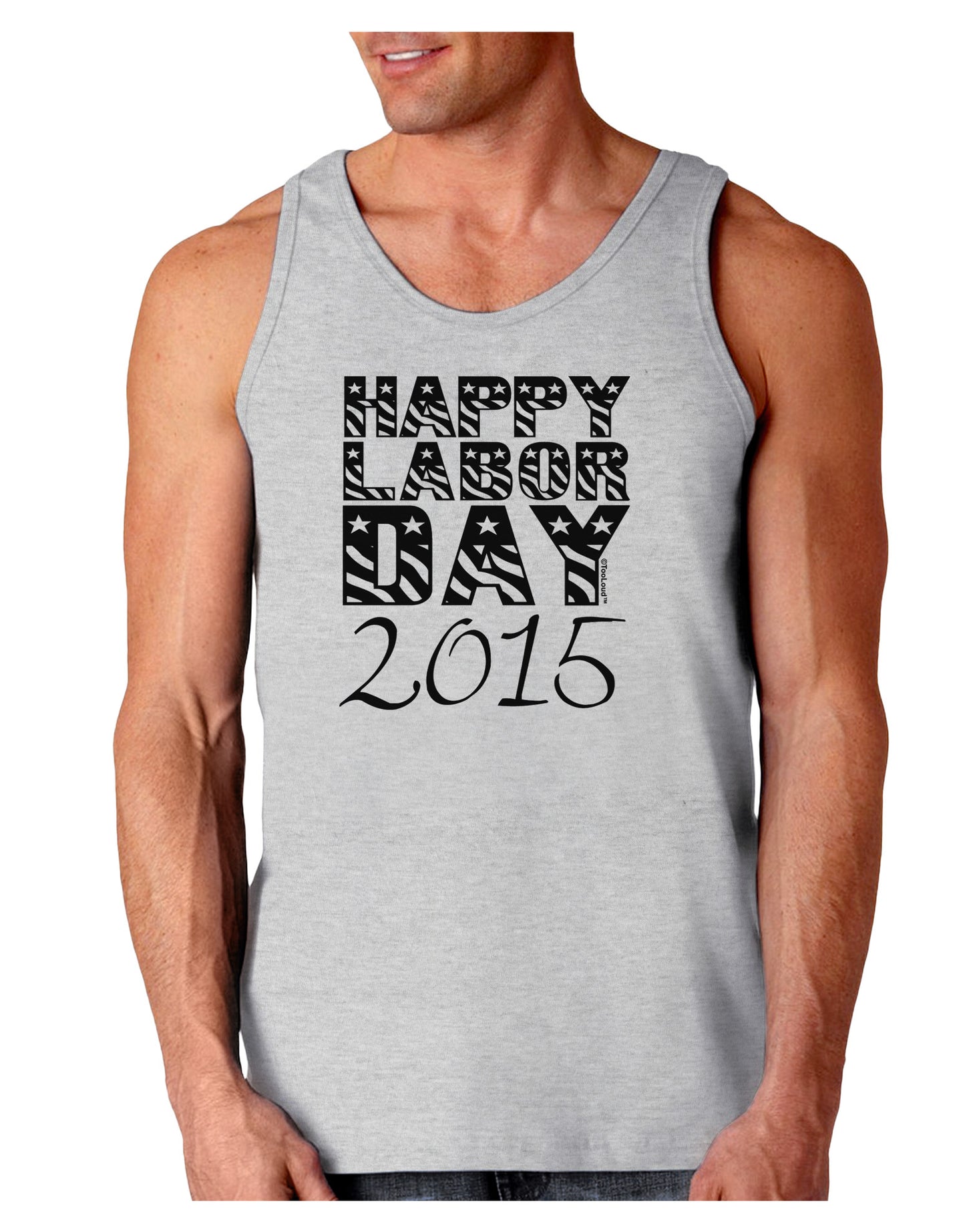 Happy Labor Day 2015 Loose Tank Top-Loose Tank Top-TooLoud-AshGray-Small-Davson Sales