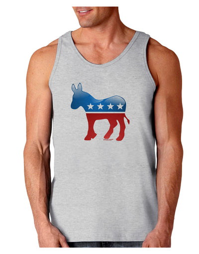 Democrat Bubble Symbol Loose Tank Top-Loose Tank Top-TooLoud-AshGray-Small-Davson Sales