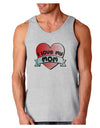 I Love My Mom - Heart Banner Design Loose Tank Top by TooLoud-Loose Tank Top-TooLoud-AshGray-Small-Davson Sales