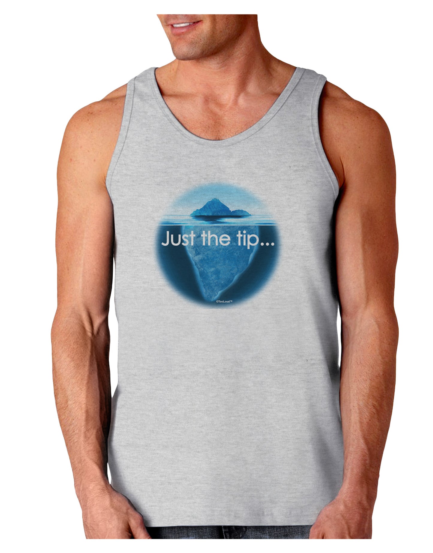 Iceberg Just the Tip Loose Tank Top-Loose Tank Top-TooLoud-AshGray-Small-Davson Sales