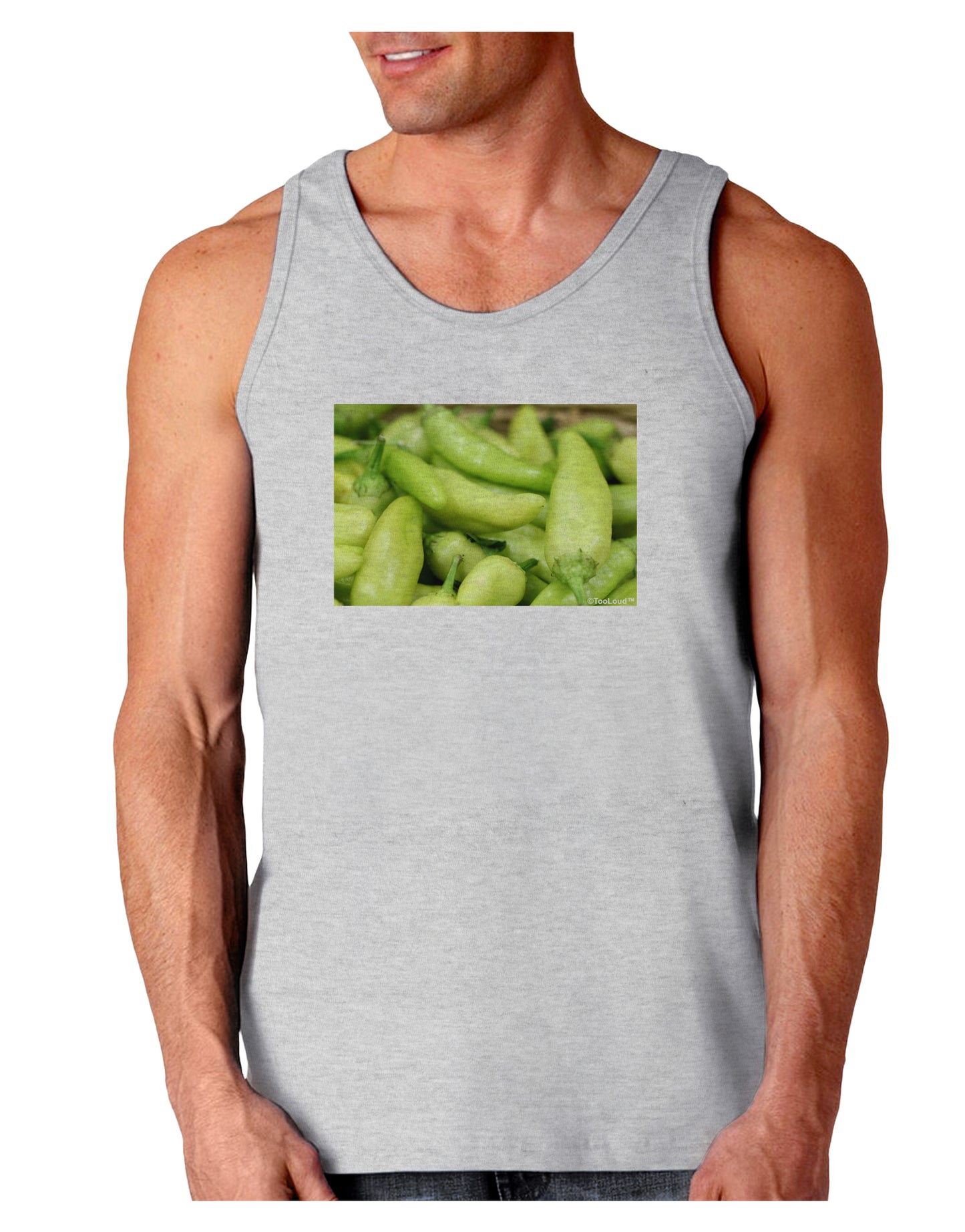 Buy Local - Jalapenos Loose Tank Top-Loose Tank Top-TooLoud-AshGray-Small-Davson Sales