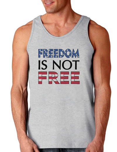 Freedom Is Not Free Loose Tank Top-Loose Tank Top-TooLoud-AshGray-Small-Davson Sales