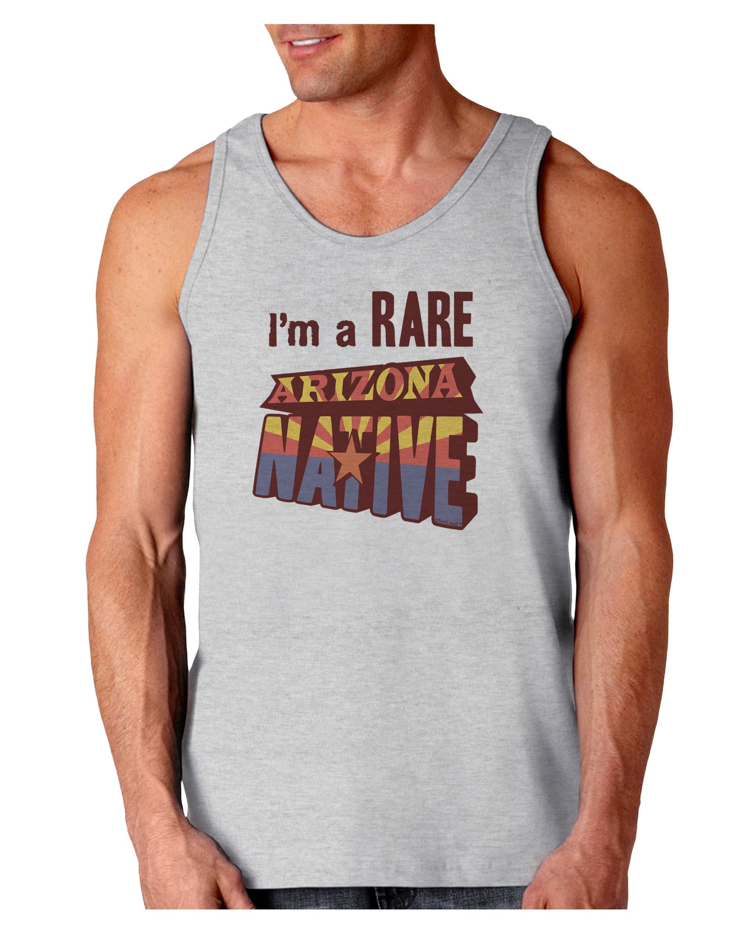I'm a Rare Arizona Native Loose Tank Top-Loose Tank Top-TooLoud-AshGray-Small-Davson Sales